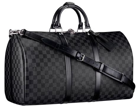 louis vuitton duffle bag black|louis vuitton overnight bag.